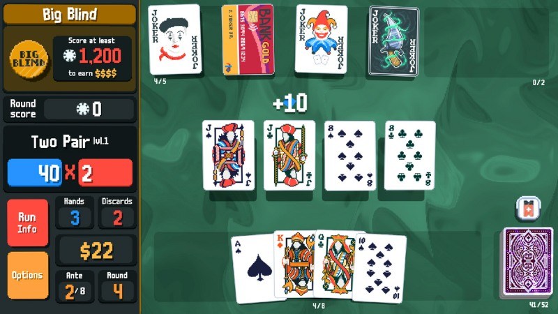 Quân bài Joker nhận diện khá đơn giản do thiết kế khác hẳn so với những lá khác